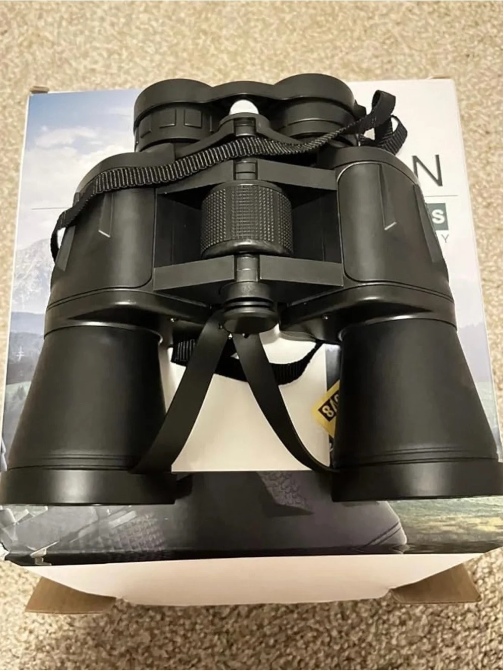 20x50 Black Binoculars with 26mm Eyepieces